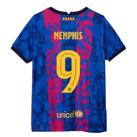 Camisola FC Barcelona Memphis Depay 9 3ª 2021 2022